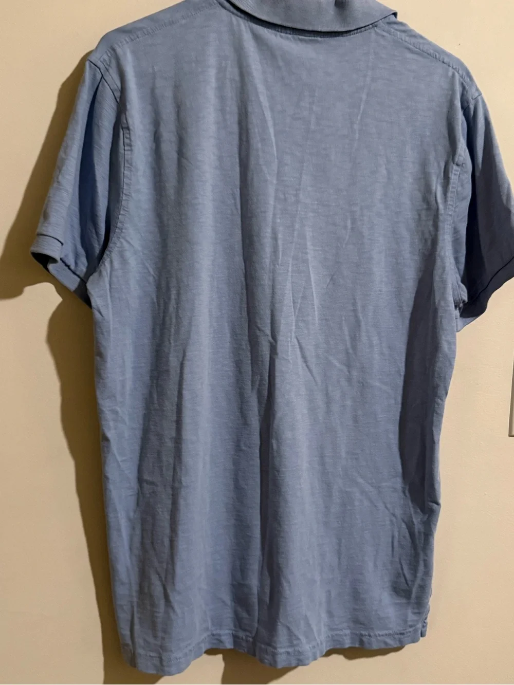 J. Crew Men's Pale Blue Polo Shirt